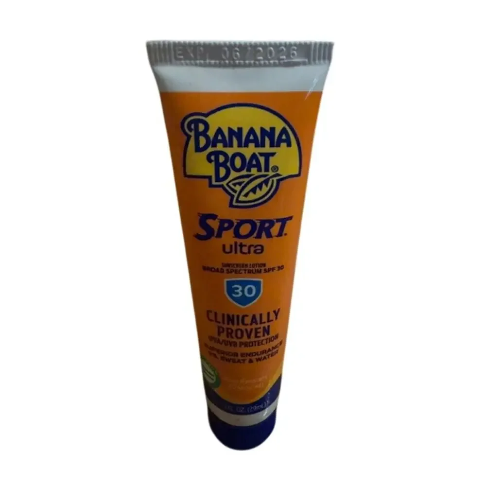 3 Pack Banana Boat Sport Ultra SPF 30 Sunscreen Lotion Travel SZ Water Resistant